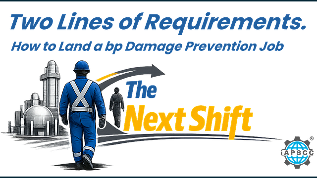 Two Lines of Requirements: How to Land a bp Damage Prevention Job